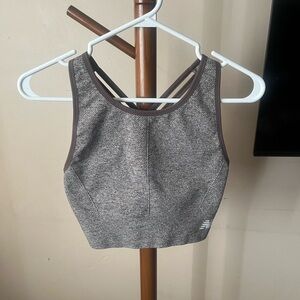 Brown New Balance Sports Bra